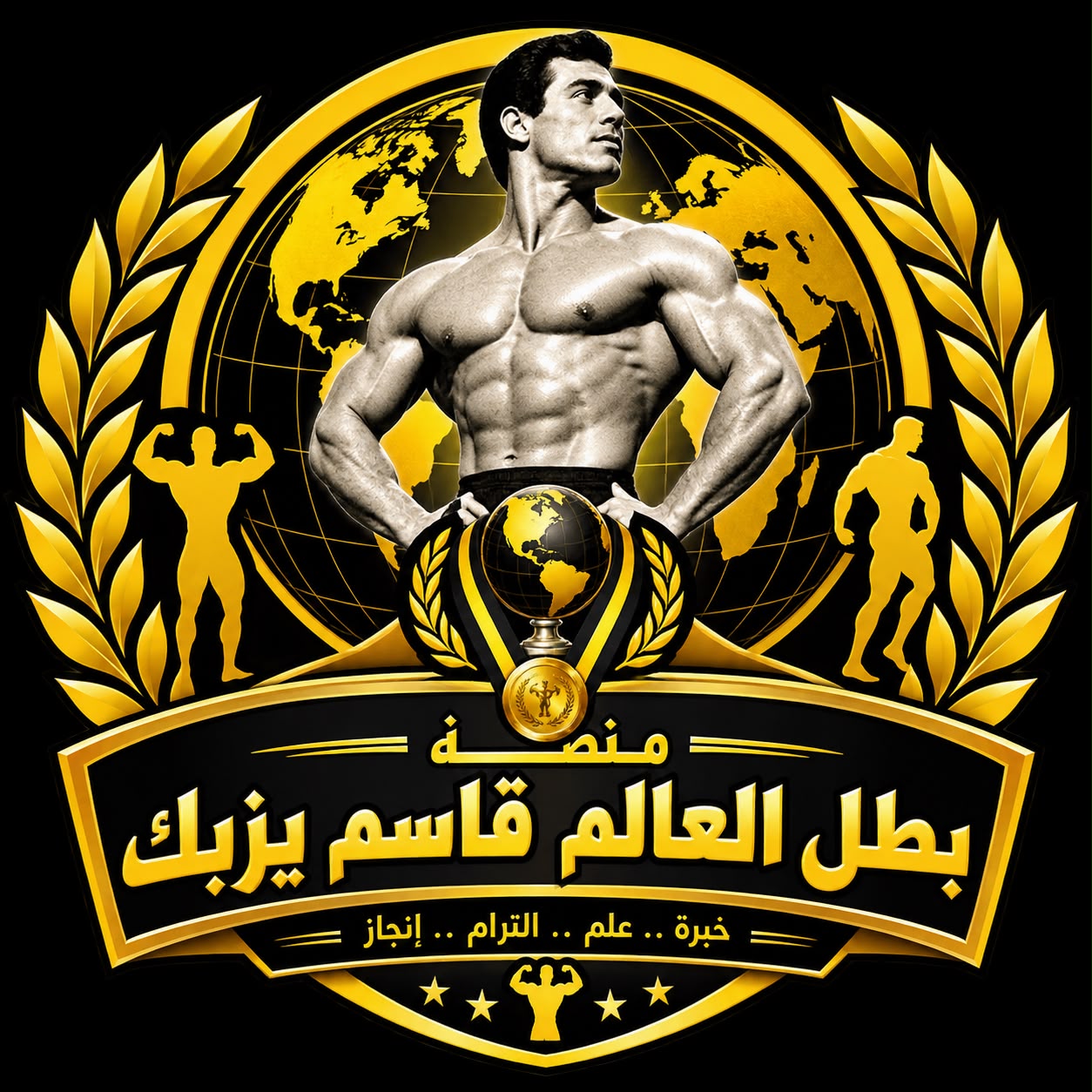 منصة بطل العالم قاسم يزبك